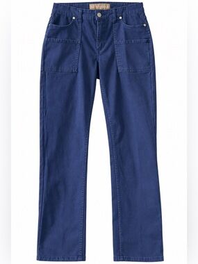 Bit & Bridle Equestrian Utility Pants Size 6 Navy Straight Leg Stretch